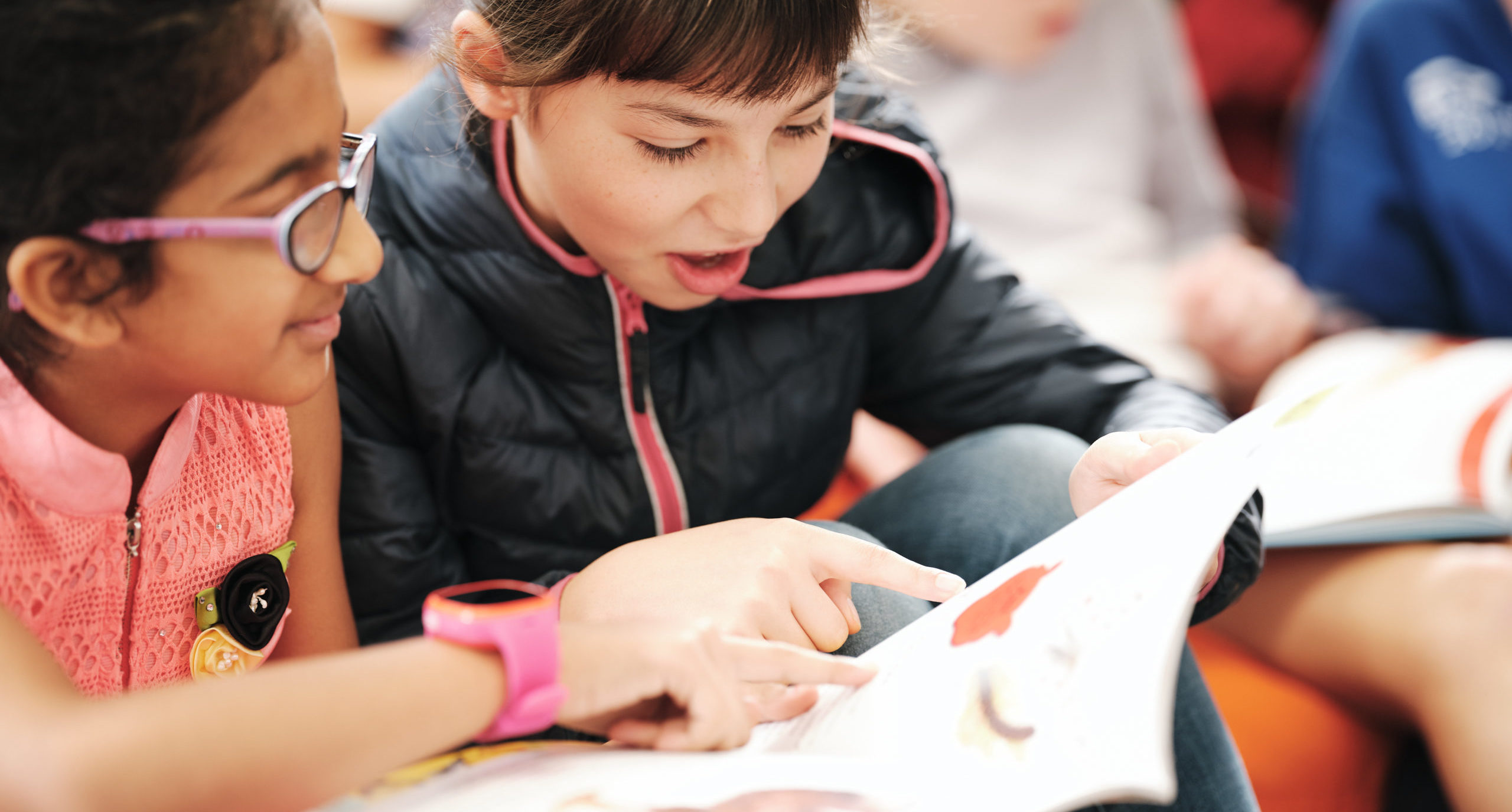 Students reading