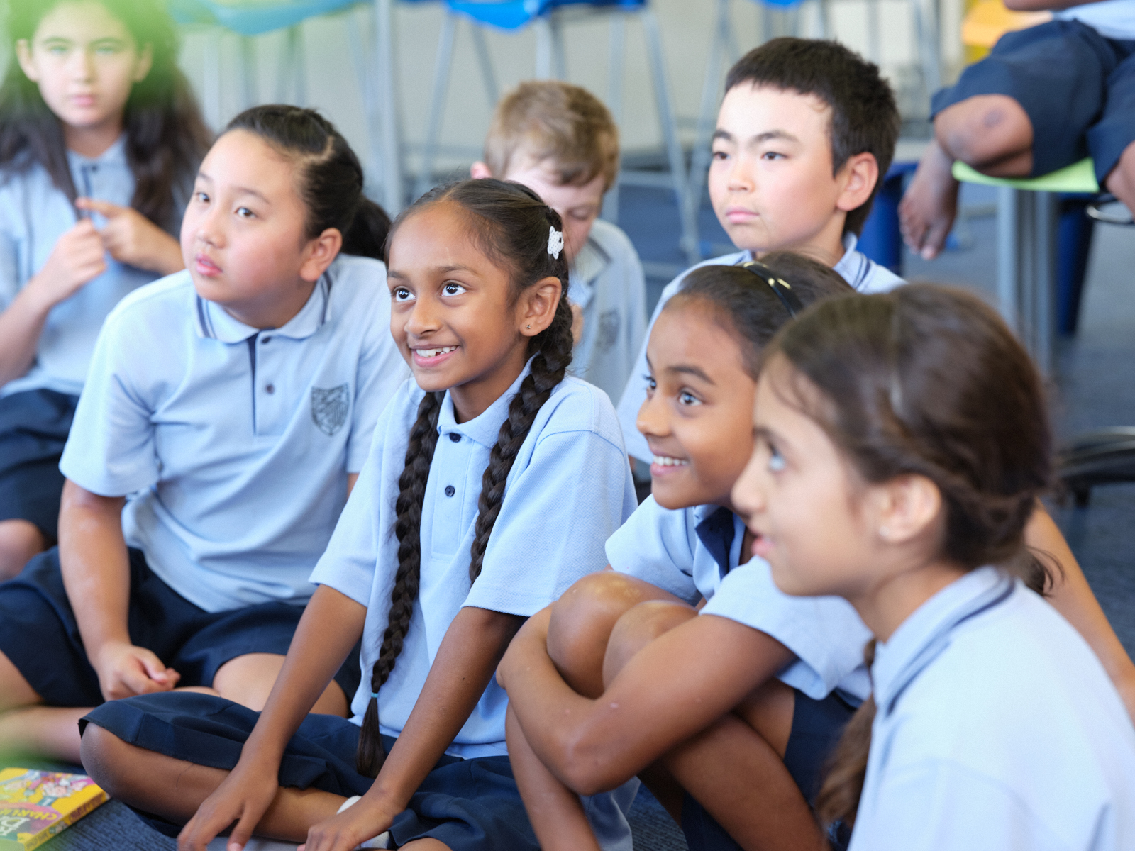 Students in class